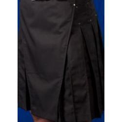 XL Gray Kilt w/Gunmetal Rivets